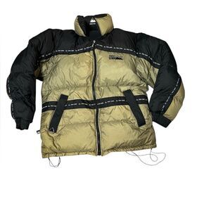 First Down Puffer Jacket Men’s M Black Olive 80/20 Down Dream It Be It Coat